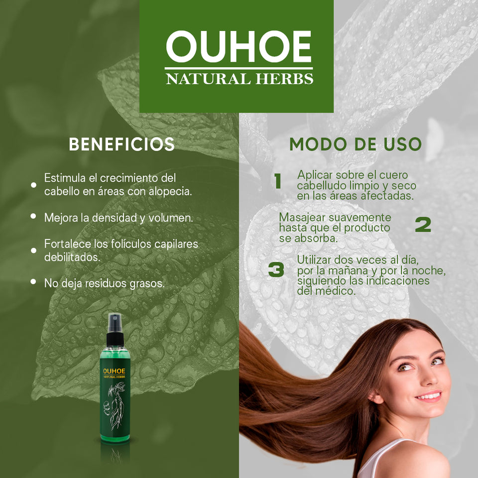 OUHOE - CRECIMIENTO DEL CABELLO
