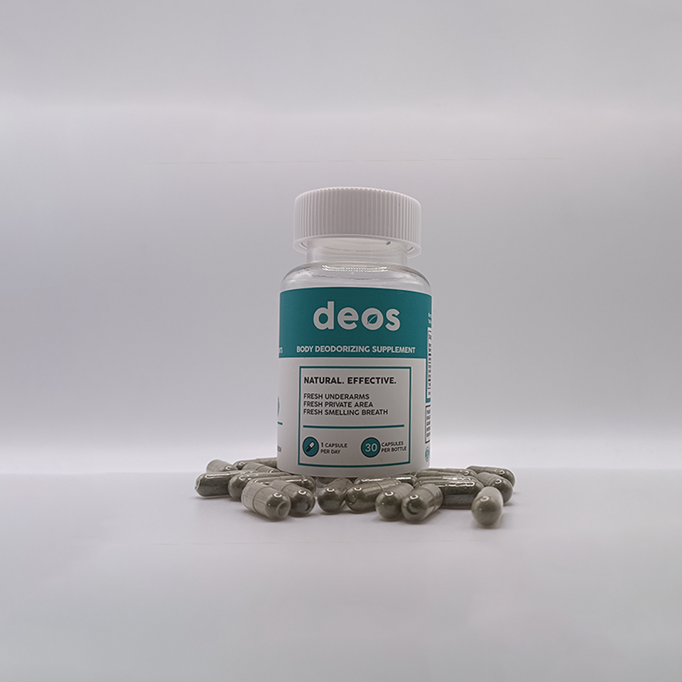 DEOS,  Cápsulas Eliminadoras de Olor 100% Naturales