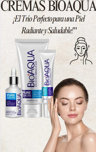 CREMAS BIOAQUA ¡El Trío Perfecto para una Piel Radiante y Saludable!